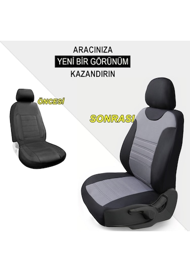 Trend Serisi Citroen C3 İle Uyumlu Tam Set Oto Koltuk Kılıfı