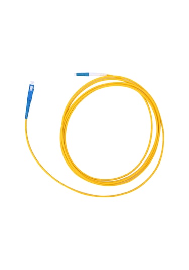 Fosenze Optik Fiber Kablo Sc-lc Upc Tek Mod 3m - Dayanıklı Pvc, Seramik Ferrule, Düşük Kayıp, Kolay Kurulum 2 Adet