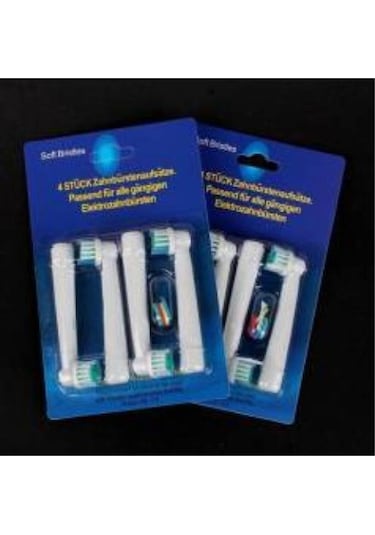 4 Adet Diş Fırçası Yedek Başlığı Oral-B Uyumlu