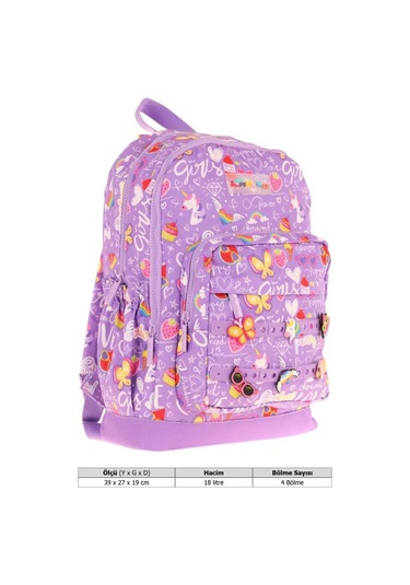Kaukko Kıds Sırt Çantası Fancy Summer Ad-4003