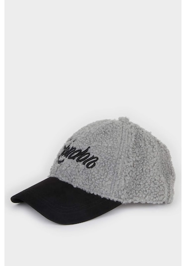 Defacto Kadın Pamuklu Cap Şapka U9363aznsgr2 Gri