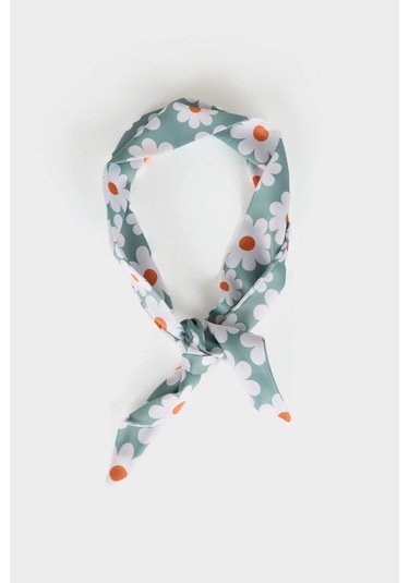 Defacto Kadın Desenli 2li Fular G0497axnskr1 Çok Renkli