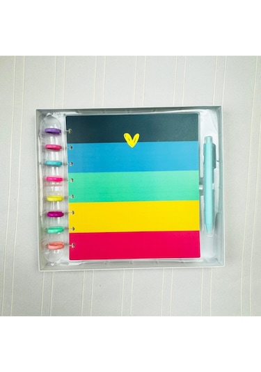 Yeni Nesil Dıy Defter Kalem Set 1097-1 Çok Renkli