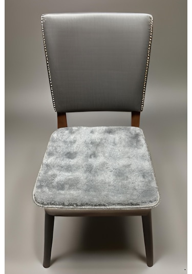 My Evilla Bubble Kaymaz Sandalye Minderi 6'lı 40x40 Gri