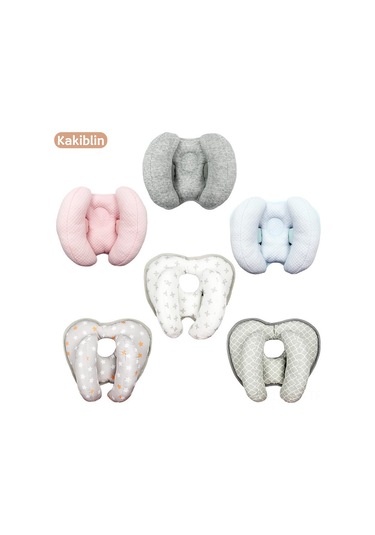 Yifomall Yeni Doğan Bebek Boyun Destekli Yatağı - Arabası Ve Otomobil Koltuğu İçin Kafa Koruyucu Yastık - Saf Gri