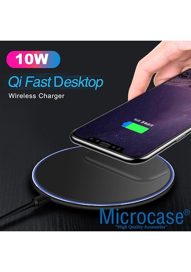 10w Wireless Kablosuz Hızlı Şarj Pedi Fast Charger Pad - Al4004