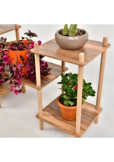 Reyo Prado Ahşap Dekoratif Çiçeklik, Çiçek Sehpası No: 3 Diğer