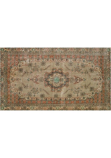 Eşsiz Anadolu Vintage Eskitme El Dokuma Halı 170 X 290 Cm 9110