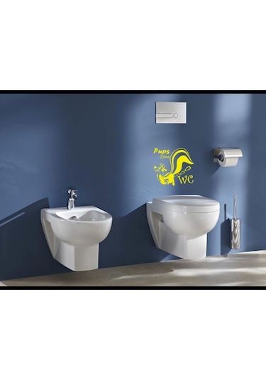 Wc Sticker-banyo Sticker-komik Sticker-ev Dekor-8 Renkli