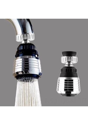 Qingmipy Plastik Metal-eşdeğer Su Tasarruflu Musluk, Mutfak İçin Kolay Kurulum, Püskürtücü Fonksiyonlu, Parça Satışı