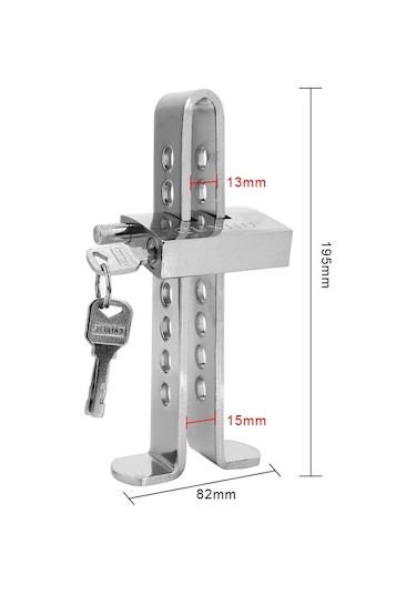Araba Aksesuarları Çelik Paslanmaz Otomatik Fren Pedalı Kilidi Evrensel Araba Debriyaj Kilidi Gaz Hızlandırıcı Güvenlik Anti-hırsızlık Aracı