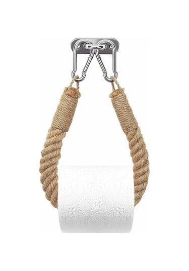 Pazly Tuvalet Kağıtlığı, Kenevir Halat Havluluk Banyo Ve Mutfak İçin Sarı Ruloluk Diğer