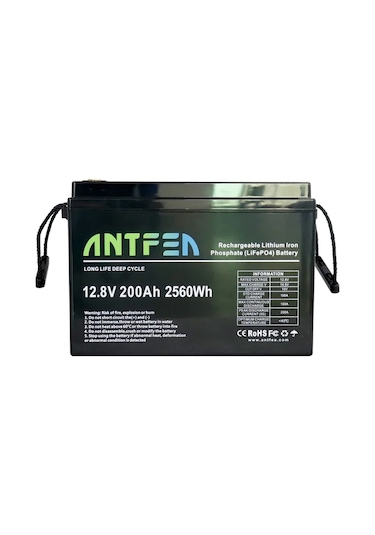 Antfea 12v200ah Lityum Akü ABS Lityum Akü LiFePo4