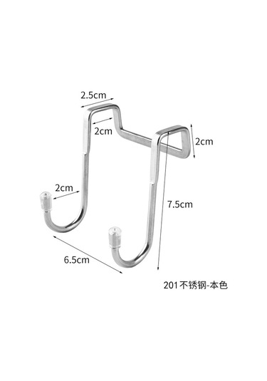 Springsun Kapı Askılı 4'lü Paslanmaz Çelik Havlu Askısı - Pratik Ve Dayanıklı