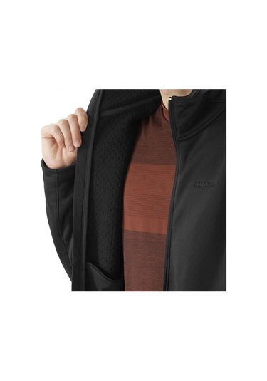 Salomon C23008 Sntial Midfleece Fz Erkek Polar - Siyah Siyah