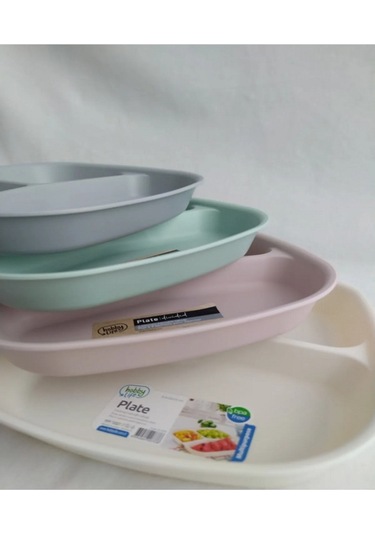 Reis 10 Adet Kahvaltı Tabağı 3 Bölmeli Tabak