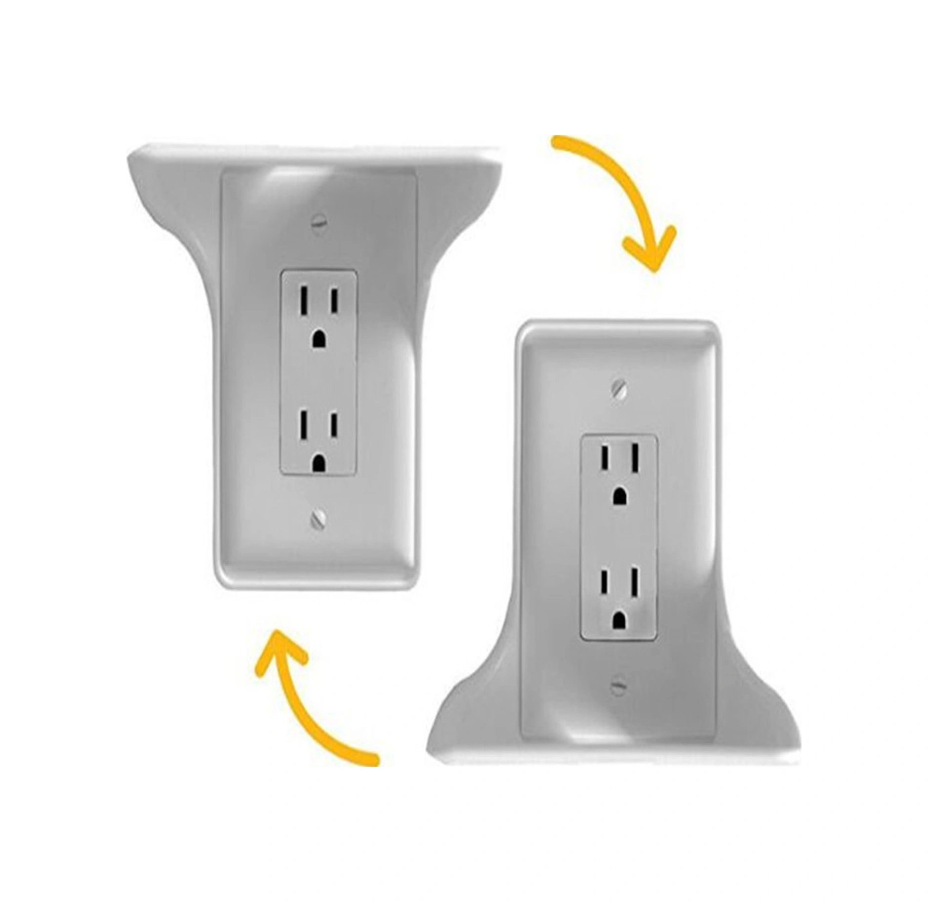 Yuntech01 Abd Standart Duvar Tipi Telefon Şarj Soketi Rafı, Pp Malzeme, Açılır Depolama Tabağı, Vidalı Kurulum, Dayanıklı, Kablosuz Karmaşıklık Önleyici C Modeli Beyaz