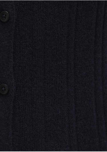 Mavi - Yün Karışımlı Lacivert Triko Polo 1710838-70489 Lacivert