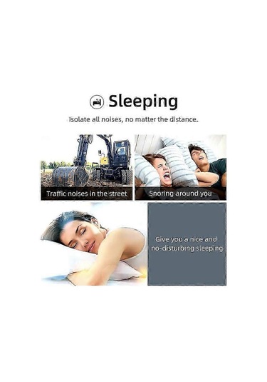 Bluedio Ne Uyku Silikon Kulak Tıkacı Gürültü Azaltıcı Ses Geçirmez Kulak Tıkacı Saklama Kutusu Çift Katmanlı Db