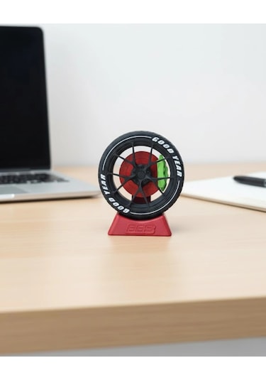 Otomobil Jant Görünümlü Ofis Masa Dekoru Hediye Seçeneği