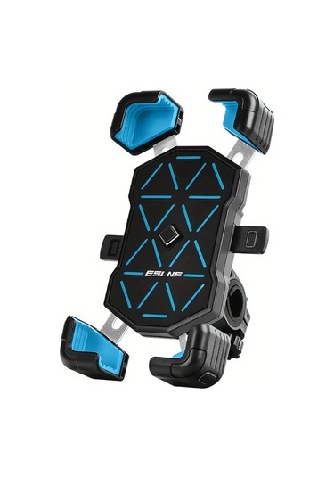 Motion003 Evrensel Bisiklet Telefon Tutucu Siyah Mavi Motosiklet Ve Bisiklet 11 43 18 29 Cm Siyah-mavi