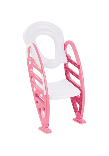 Dolu 7246  Kaymaz Ayarlı Merdivenli Tuvalet Pembe