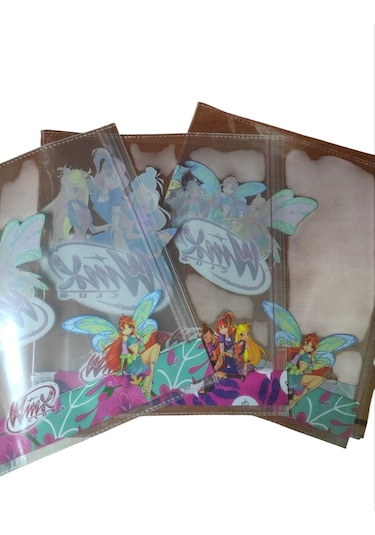 Yaygan Wınx Yapışkanlı Kitap Kabı 4'lü