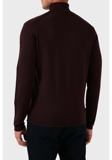 Emporio Armani Erkek Kazak Em002025 Af14195 F5009 Bordo Bordo