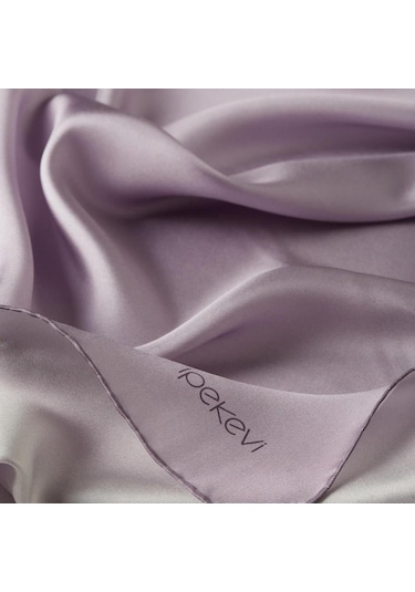 İpekevi Düz Twill İpek Eşarp - Leylak Leylak