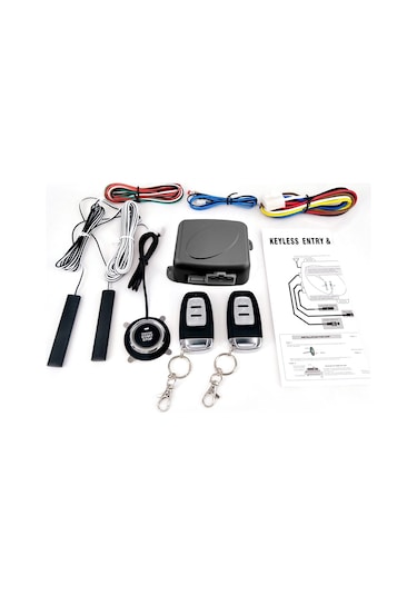 Hallow Araba Suv Anahtarı Anahtarsız Giriş Motor Çalıştırma Siyah 9 Adet