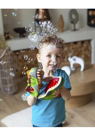 Let's Be Child Dinozor Başlıklı Şarjlı Köpük Makinesi