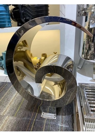 DEV PASLANMAZ 400x600 mm Salyangoz Model Havuz Şelale AISI 316