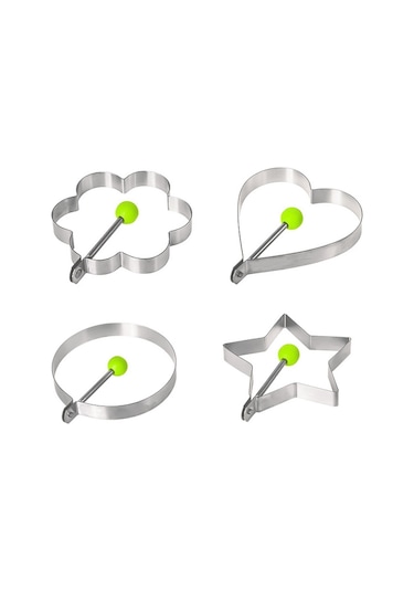 4 Arada 1 Paslanmaz Çelik Kızarmış Yumurta Gözleme Kalıbı Diğer