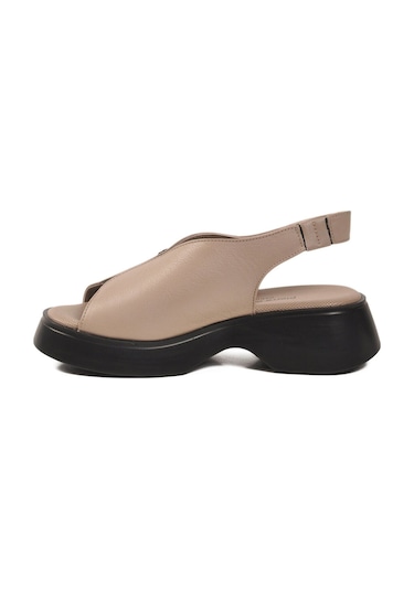 Pierre Cardin Vizon Kadın Günlük Topuklu Sandalet Pc-7390 Z Vizon