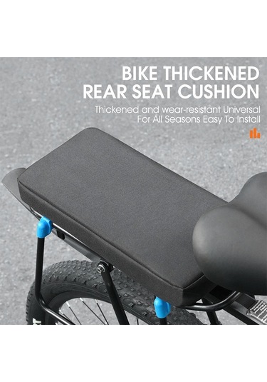 West Bıkıng Yp0801137 Evrensel Bisiklet Arka Koltuk Minderi Yumuşak Kalınlaşmış Bisiklet Arka Koltuk Koruma Pedi - Yeşil