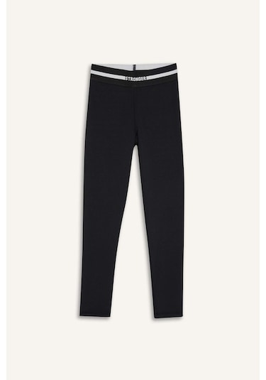 DeFacto Kız Çocuk Standart Boy Tayt E1121A825SMBK81 Siyah