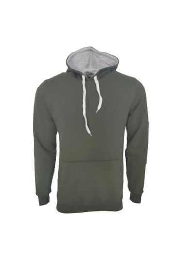 Kapşonlu Ve Cepli Sweat Bordo