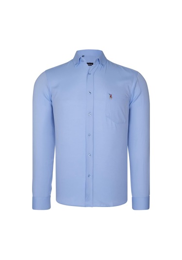 G785 Dewberry Erkek Gömlek-mavi Mavi