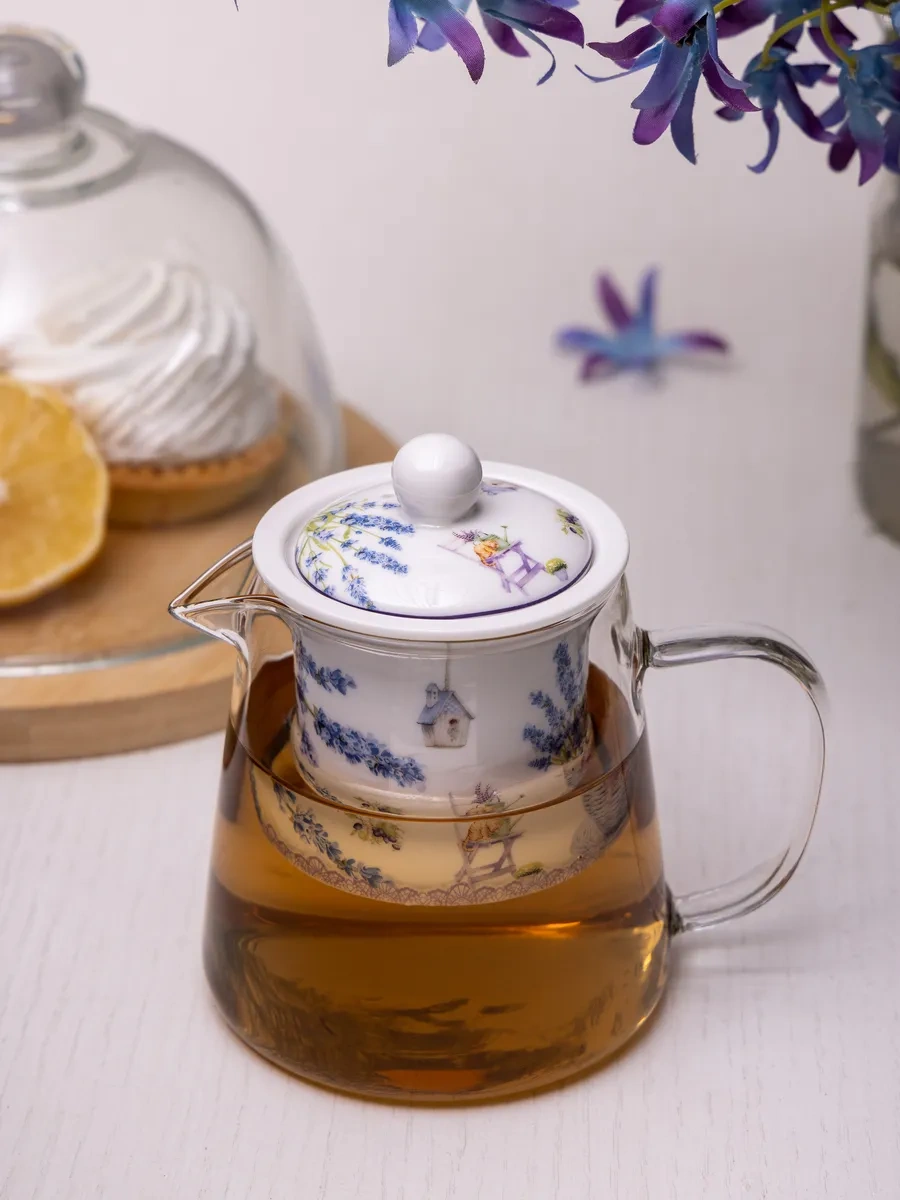 Lefard Cam Demlik, Süzgeçli, "lavanta" 400 Ml 158919054 Leylak