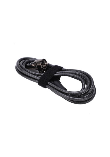 Shineyee Uzunluk Ayarlanabilir 1.8m 5mm Kablolu Metal Pvc Parola Kilit - Dizüstü Bilgisayar, Masaüstü, Projektör, Ekran Güvenliği İçin Kolay Kullanım