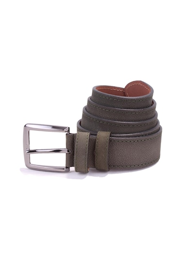 Dagoster DMK26-464DG Haki 4 CM Hakiki Deri Erkek Kemer Haki