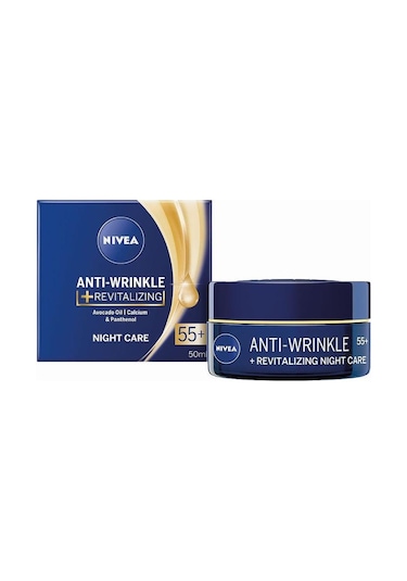 Nivea Kırışıklık Karşıtı Yenileyici 55+ Yaş Ve Üstü Gece Kremi 50ML