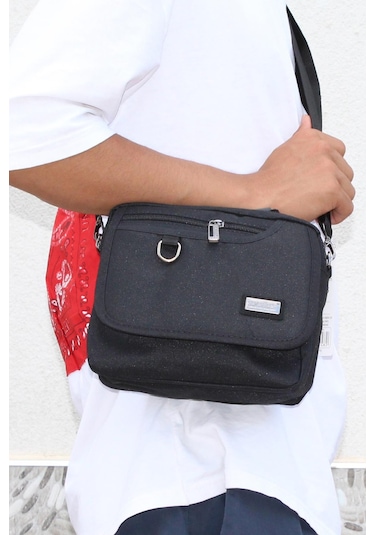 Mergenshoes Svn Sv70 Siyah Polyester Kumaş Erkek El Omuz Çantası Siyah