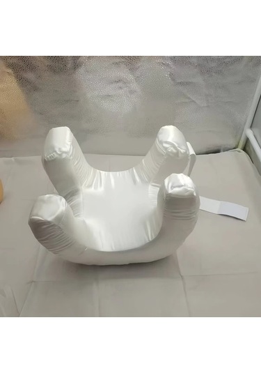 Honeybeeshop Beyaz Goz Maskeli Yuz Yastigi Premium Yan Yatanlar Ve Sirt Uyuyanlar Icin Guzellik Yastigi