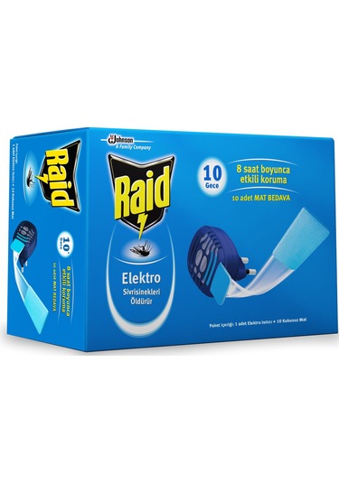 Raid Mat Cihaz + 10 Tablet 3 Adet
