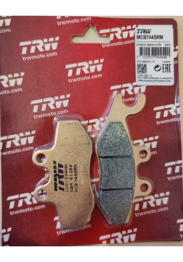 Trw Vespa Gts Prımavera Pıaggıo Ön Fren Balatası Mcb744Srm