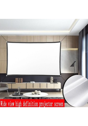 Novahub 72 İnç Taşınabilir Hd Projeksiyon Perdesi - 16:9 Sinema Kalitesi, Ev & Dış Mekan İçin