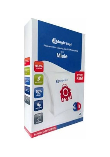 Miele Uyumlu Complete C3 Cat And Dog Powerline Kutulu Toz Torbası 4 Lü