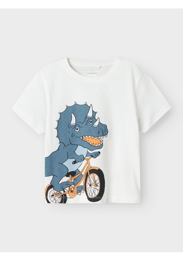 Name It Nmmvilasse Ss Nreg Top Erkek Çocuk T-shirt 13241571 Beyaz