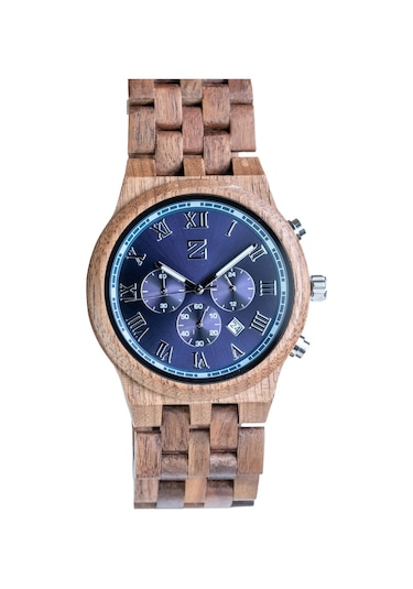 Zebrino Zbr-gr-mn Midnight Ahşap Erkek Kol Saati 41 Mm